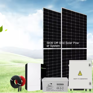 DDP home solar system 5kw hybrid solar system with lithium battery/ gel battery provide professional system installation guide