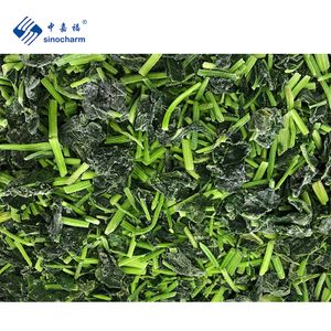 Sinocharm HAlAL New Season Organic Vegetables 30-50mm IQF Cut Spinach Factory Price Bulk 10kg Frozen Spinach Leaves