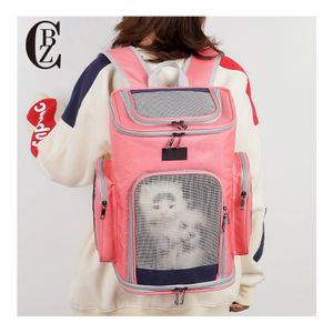 Wholesale Price Portable Cat Dog Travel Carrier Bags Large Capacity Pet Backpacks pets' bags