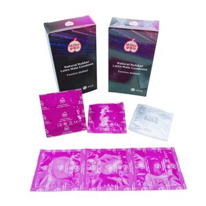 Sex product super dotted male latex condom with dots condom manufacturer in china