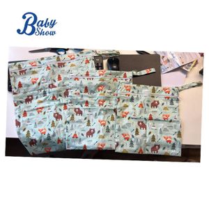 3Pcs Autumn Cloth Diaper Wet Dry Bags Wet Bags Waterproof Waterproof Reusable Sealed Nappy Wet Suit Diaper Pod Bag