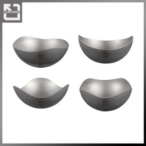 Metal Snowflake Gray Outdoors Bowls - Direct Order Dinnerware Bowls Vintage Style Fruit Tray Hotel Canteen Ice Cream Bowl