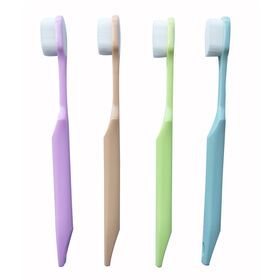 Colorful Personalized Home Use PP Long Handle Plastic Adult Toothbrush