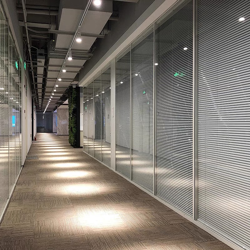 Guangzhou Tiancheng Aluminum Industry Co., Ltd. High quality studio modular aluminum frame combination partition panel office partition glass wall