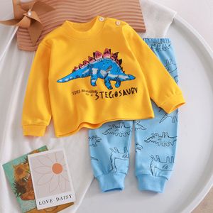 Wholesale kids pajama sets new cotton 2 piece pajama sets comfortable unisex pajama sets