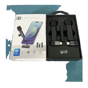 XYAudio Set Tie K9 For Sale dual wireless microphone Type C receiver two adapters IOS for USB old Android