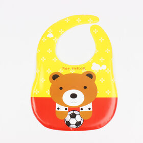 Baby Waterproof Bibs Washable Fabric Toddler bib Feeding bib with Pocket EVA Bib factory price OEM