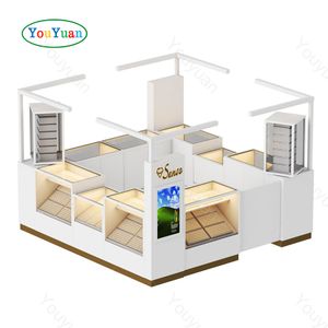 YOUYUAN jewellery display cabinet mall glass jewelry kiosk 10 by 12ft  jewellery repair kiosk used jewelry kiosk for sale
