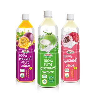1000ML Bottle  Coconut Water Juice Drink Passion Lychee - NAWON Beverage Manufacturer Vietnam Wholesale Supplier OEM Service