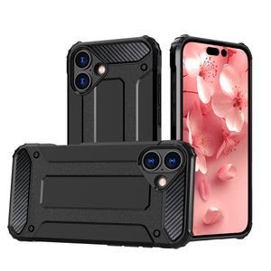 For iPhone 16 Case, Shockproof Reinforced Corner Anti-Scratch TPU+PC Heavy Duty Mobile Phone Cover For iPhone 14 15 16 Pro Max