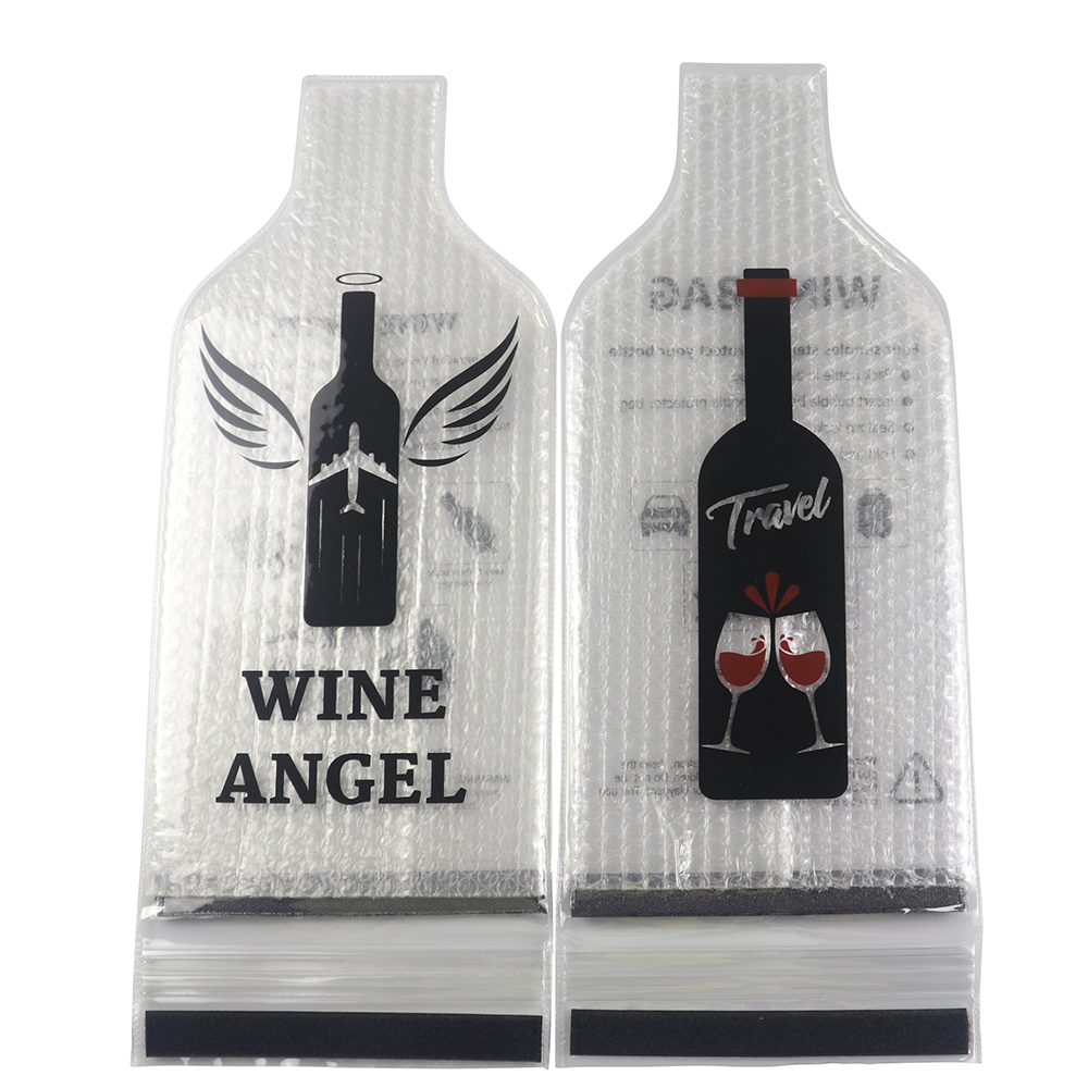 Kingskong Gift Industry Firm Qingtian Unbreakable Bottle Shipping Sleeve Leak Proof Reusable Wine Protector Travel Bag