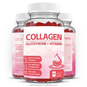 Private Label Collagen Gummy Candy with Vitamin C&E Biotion for Beauty Brightening Dark Yellow Firmness Reduction
