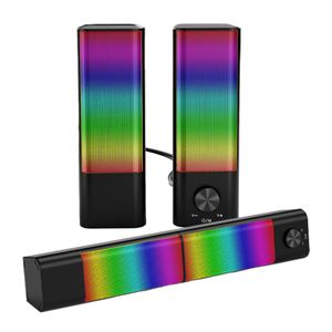 Low Price Big Size Altavoz 10W 10Watts 57Mm Sound System 2.0 Usb Blue Tooth Laptop Computer Desktop Speaker