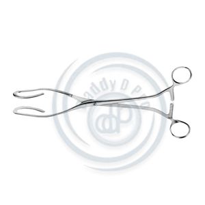 DARTIGUES Uterine Forceps Straight 255 mm (10") Screw Lock Non-sterile Reusable Stainless Steel CE Approved by Daddy D Pro