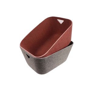 Eco plastic PET felt forming home storage & organization closet drawer organizer household sundries container