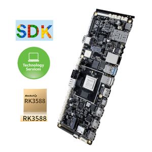 RK3588 Industrial Grade MIPI DSI HD-MI LVDS Vbyone 4K SIM RS232 Module Arm Android 12 Motherboard For Live Streaming Machine