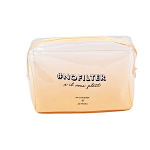 Wholesale Custom Fashion Transparent Makeup Bag Clean Pvc Cosmetic Bag