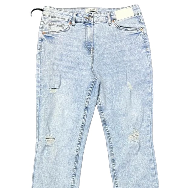 Women's Fashionable High Quality Slim Casual Jeans Women's Jeans Slim Fit Plus Size Pant Jeans Fabric Casual Pants