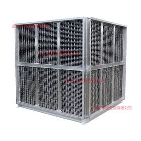 Large 304/316 stainless steel cross flow plate heat exchanger core for waste air treatment heat recovery system