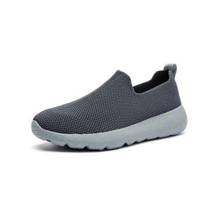 Men's Air Mesh Slip-On Sneaker Lightweight Casual Outdoor Walking Shoes Shock Absorption Custom Winter Spring Autumn