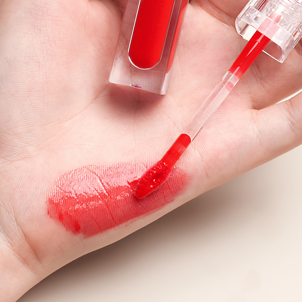 Low moq colored glow non sticky lip glaze lip gloss vendor clear moisturizing shimmer vanilla lipgloss