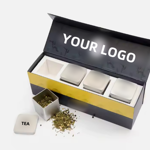Custom Nice Empty Tea Paper Packaging Box, Luxury Tea Gift Packaging Box