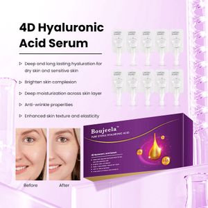 Boujeela New Upgrade Anti-Wrinkle Hyaluronic Acid Serum Individually Packed Disposable 4D Pure Sterile Ampoule Liquid Form