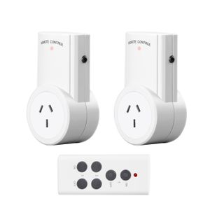 Smart Home Electric Power Wireless RF Remote Control Plug Australia/argentina 2 Pack