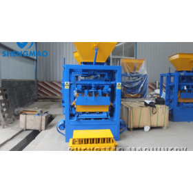 QT4-24 Ecological Concrete Brick Making Machine / Cement Block Molds for Sale in Philippines