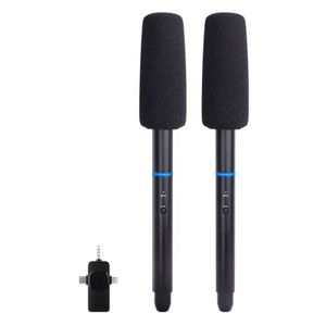 Wireless interview microphone Mobile SLR camera dedicated to news reporters outdoor street noise cancelling handheld microphone