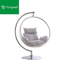 Hot Sell Luxury acrylic hanging chair water resistant egg chair transparent patio swings