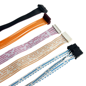 Manufacturer Blue/Red/Black /White Flat Ribbon Cable AWM 2468 2.54mm Connector Dual Row Flat Cable Assembly Wires Cables