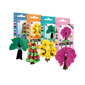 Educational DIY crystal growing 4 colors Christmas Tree Magic Wishing Crystal Kids Magical Wishes Toy For Children