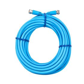 18AWG CCTV CATV Rg58 Rg6U Communication Connectors CCS/BC Outlet Port Tv Coaxial Cable SM A Male N Type Cable Jumper Assembly