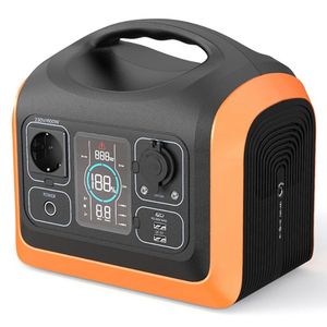 SOUOP AC DC Output Portable Power Station EU Plug In Solar Power Generator 600W 595Wh Powerstation