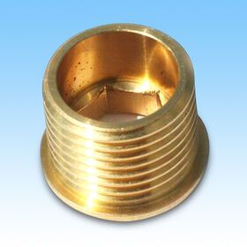 CNC Machining Part, Made of Copper, Various Materials and Finishes are Available