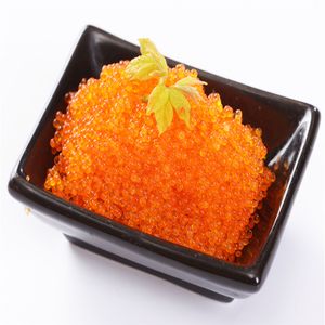 Gold Gupplier Fish Caviar Japanese Sushi Dried Frozen Flying Fish Roe Tobiko Fish Caviar With Different Colors Seafood