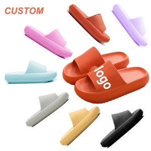 Slides Slippers For Women Home Cloud Pillow Platform Summer Shoes Women Sandals Anti Slip House Personalized Bedroom Slippers