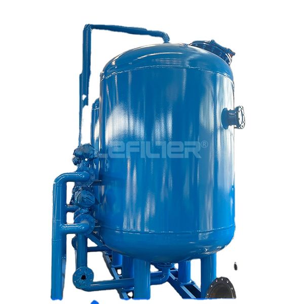 Steel circulating water side stream fiber ball filter Industrial sewage oil removal Fully automatic backwash equipment