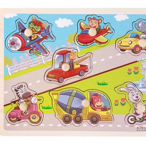 Early Education Better Quality Thicker Animals Farm Toddler Wooden Puzzles Children Educational Toys
