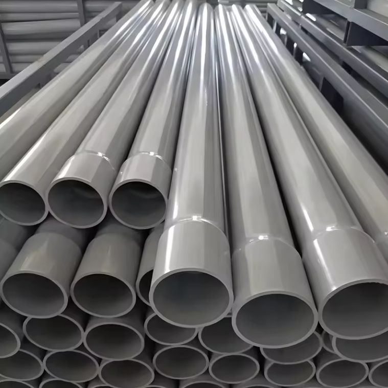 SCH40 Schedule 40 1/2''-6'' UV Resistant PVC Pipe Rigid Electrical Conduit Tube Plastic Tubes for Electrical Wiring Canada US