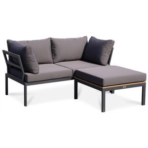 Modern Hotel Balcony Furniture Outdoor Lounge Set Luxury Patio Garden Furniture Metal Outdoor Sofa Set