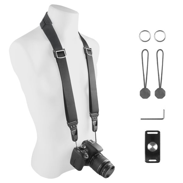 Custom High Quality Dslr Camera Holder Video Camera Strap Quick Release Clip Adjustable Sling Strap Slr Camera Wrist Strap