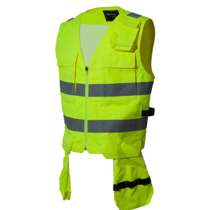 Reflective Safety Clothing Construction High Visibility Workwear Hi Vis Tool Work Security Reflector Safety Vest
