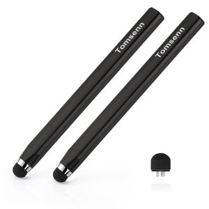Tomsenn Magnetic Stylus Touch Pen for ipad/Tablet/Smartphone (Black) 2 Pack