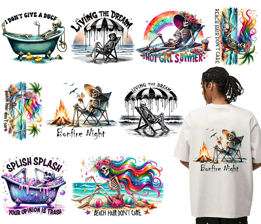 Yiwu Guangjing Intelligent Technology Co., Ltd. Customized heat transfer printing sticker design, customized heat transfer printing t-shirt heat transfer design