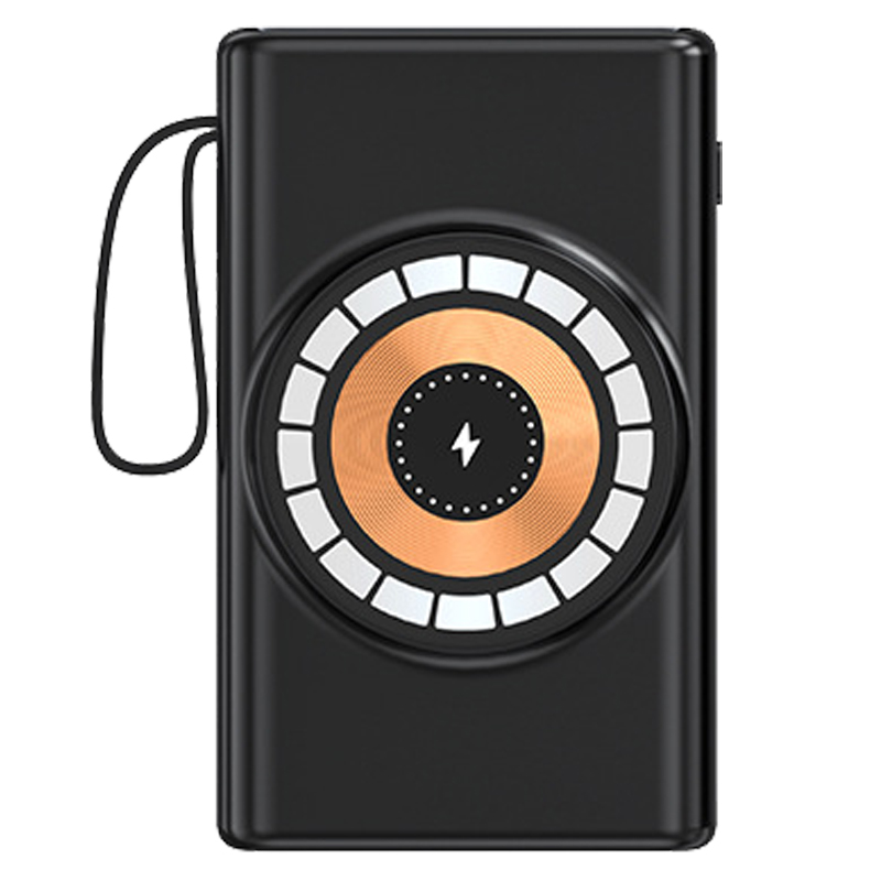 Anhui Chuangyouhui Intelligent Technology Co., Ltd. 20000mAh Super Fast Charging Power Bank Portable Phone Charger Four-Wire Lanyard 20W Wireless Charging USB Input Station
