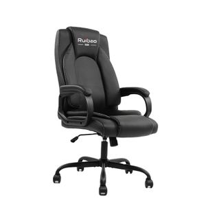 Cheap Soft ergonomic executive recliner boss managers chairs luxury black PU leather office chair can custom footrest