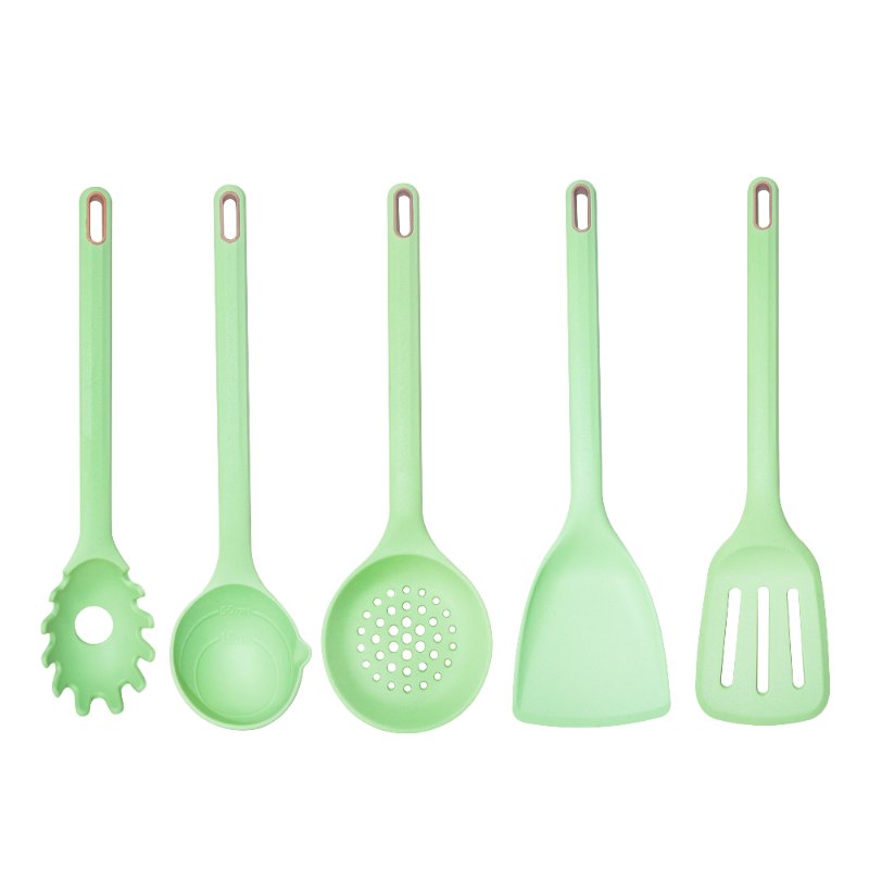5-Piece Silicon Utensils Cooking Sets Kitchen Silicone Cooking Kitchen Utensils Set