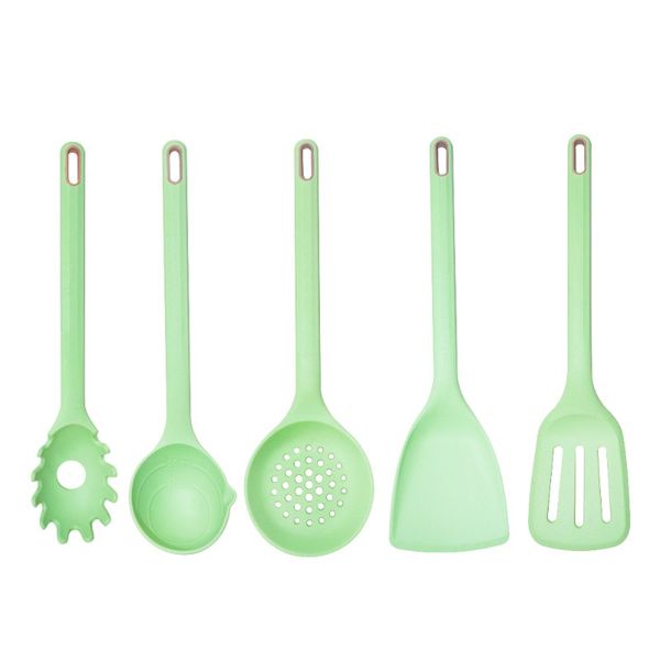 5-Piece Silicon Utensils Cooking Sets Kitchen Silicone Cooking Kitchen Utensils Set